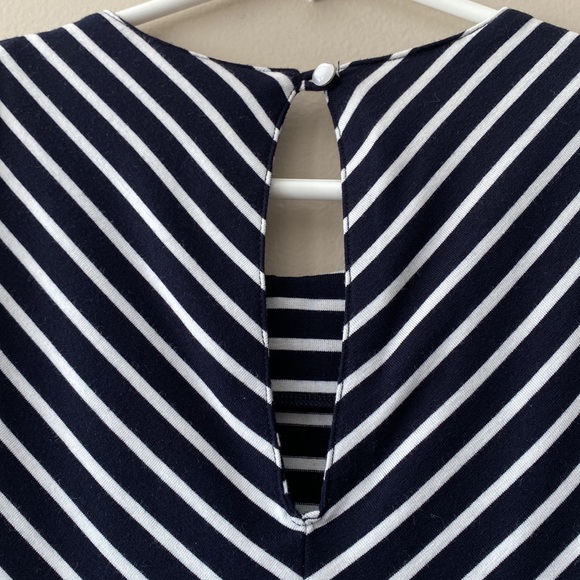 Copper Key Sleeveless, Striped Mini Dress - Picture 3 of 7